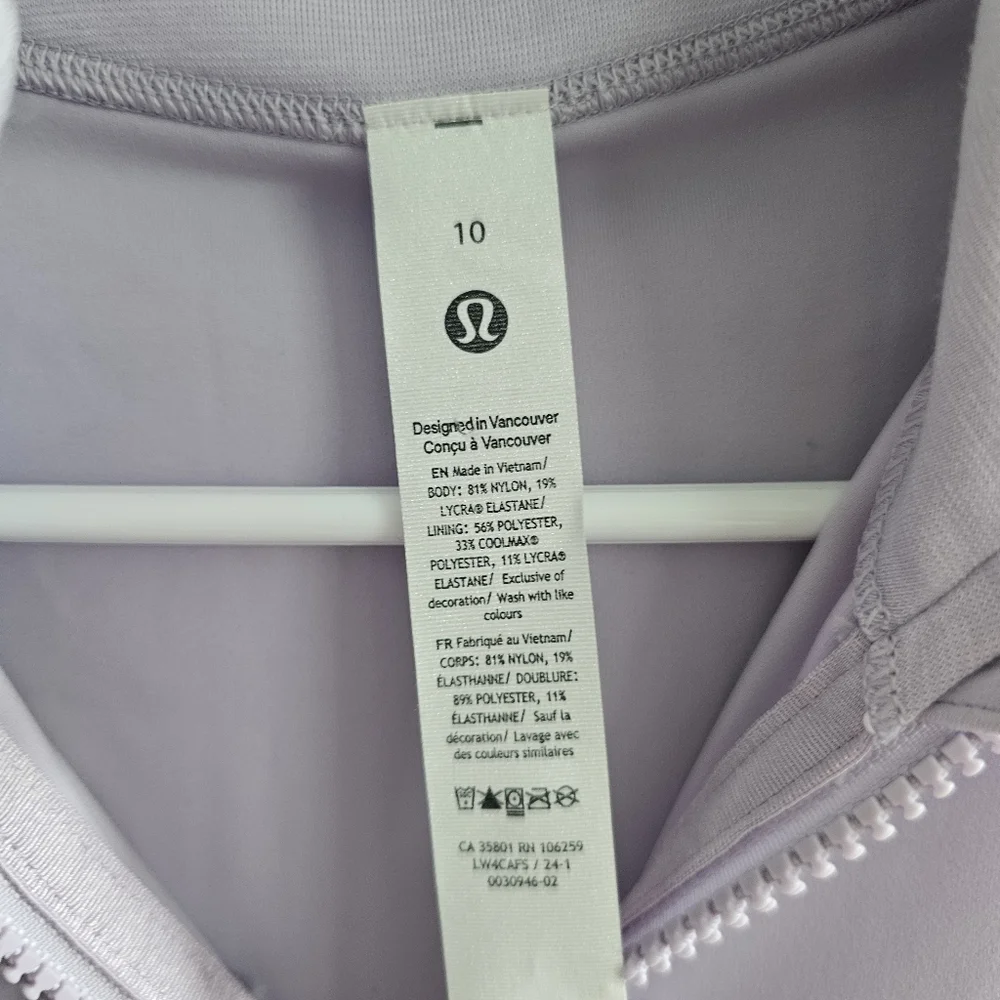 Lululemon Define Jacket Nulu In Lile Lavender - Picture 8 of 11